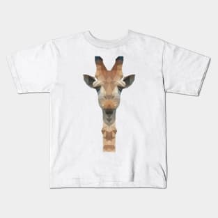 A Giraffe, low poly Kids T-Shirt